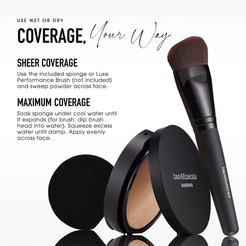 Bild 8 för BareMinerals BarePRO 24H Skin-Perfecting Pressed Powd Light 20 Co