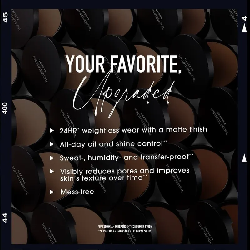 Bild 9 för BareMinerals BarePRO 24H Skin-Perfecting Pressed Powd Light 20 Co