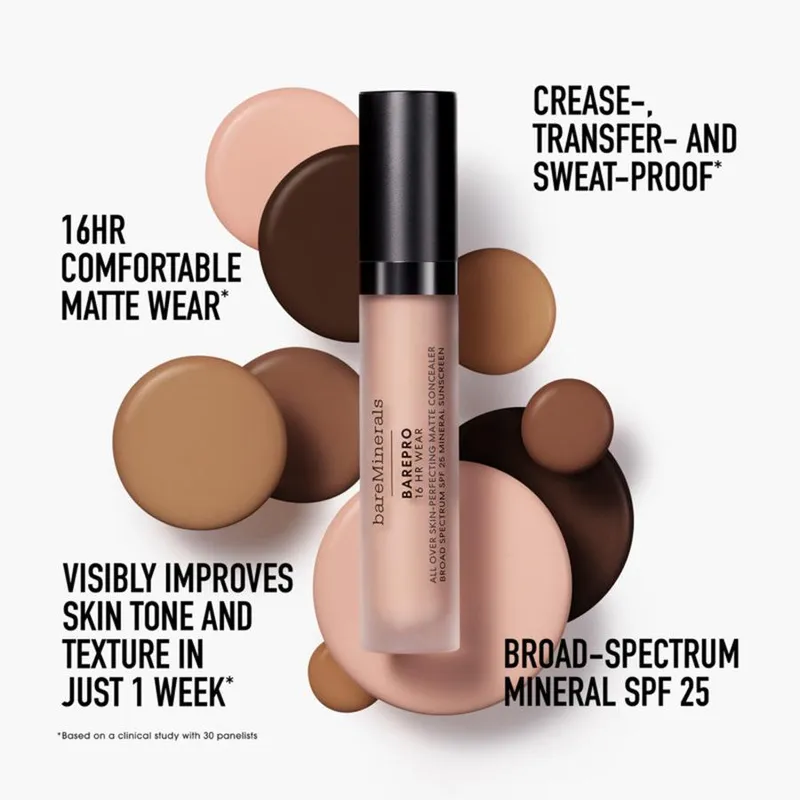Bild 7 för bareMinerals BarePro All Over Skin Perfecting Concealer Medium 300 Coo