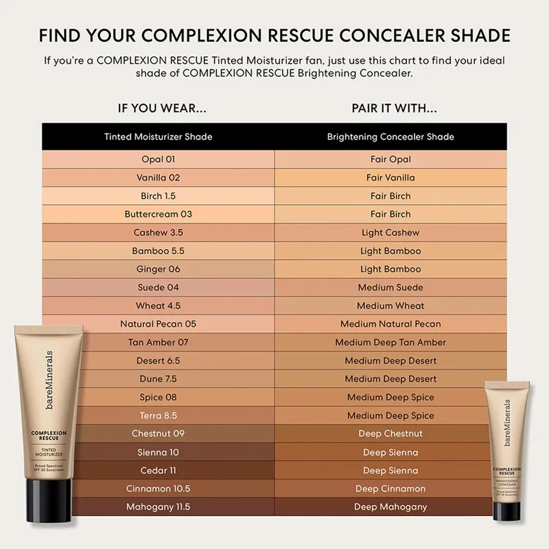 Bild 11 för bareMinerals Complexion Rescue Brightening Concealer SPF 25 Deep Sienna