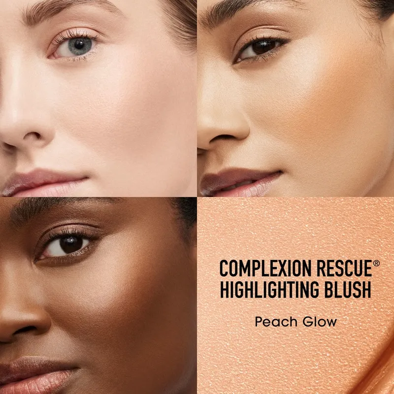 Bild 3 för bareMinerals Complexion Rescue Highlighting Blush Peach Glow