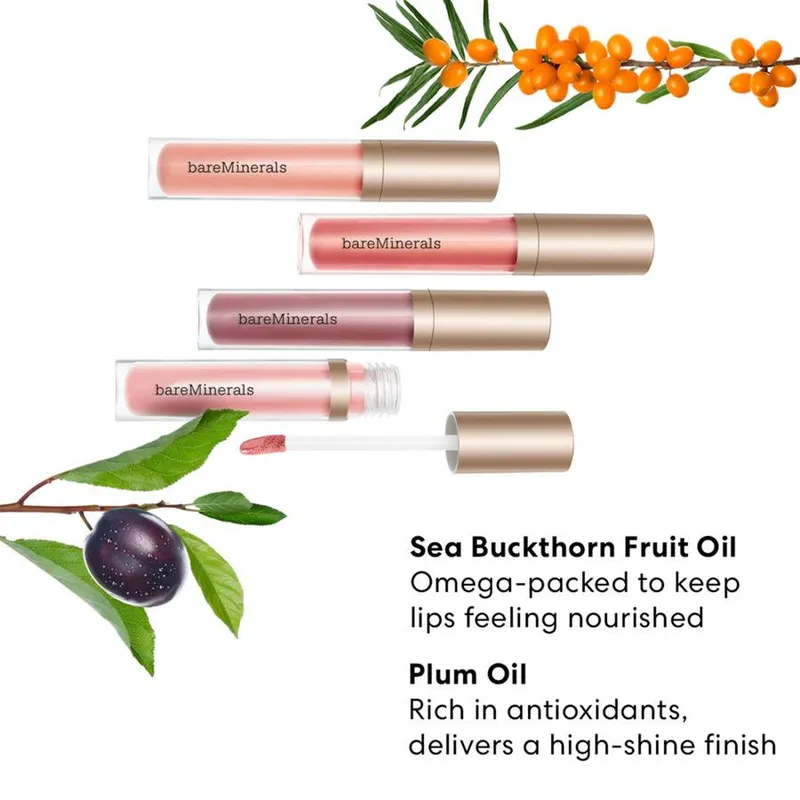 Bild 5 för bareMinerals Mineralist Lip Gloss-Balm Sincerity Rosewood - 4 ml