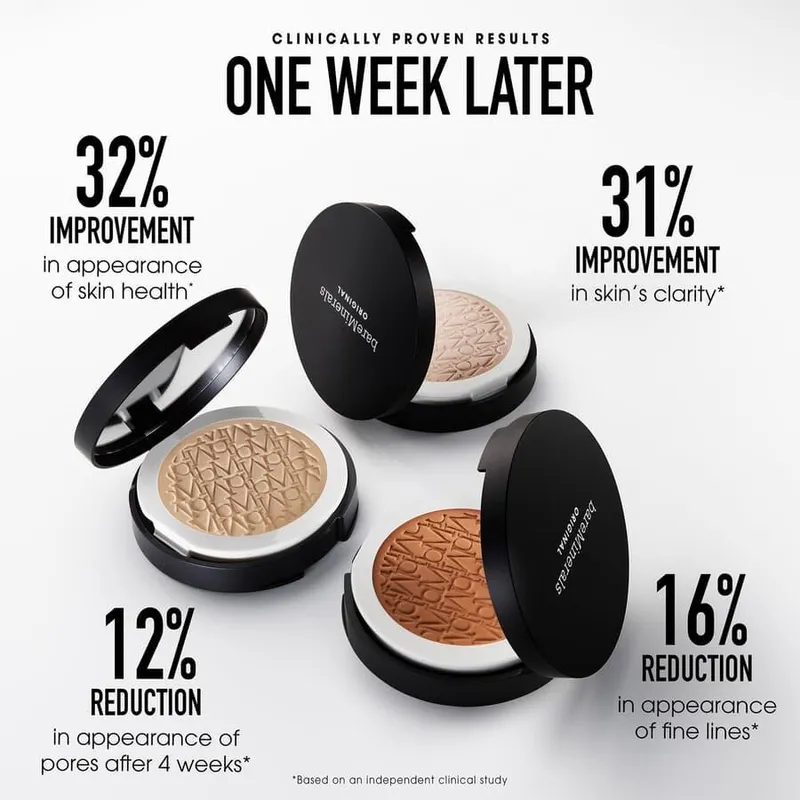 Bild 5 för bareMinerals Original Pressed Powder Foundation Golden Tan 20