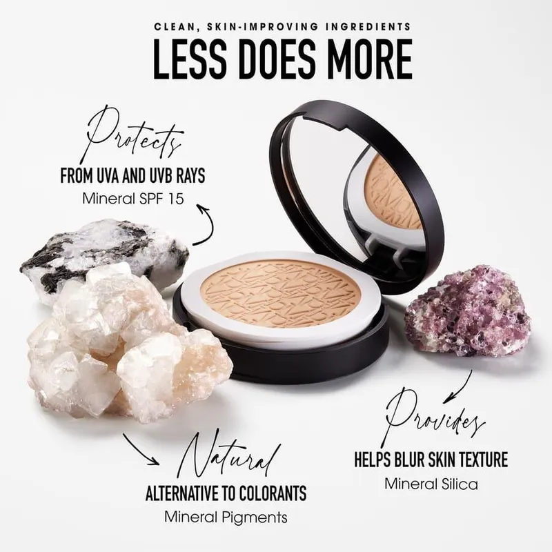 Bild 8 för bareMinerals Original Pressed Powder Foundation Golden Tan 20