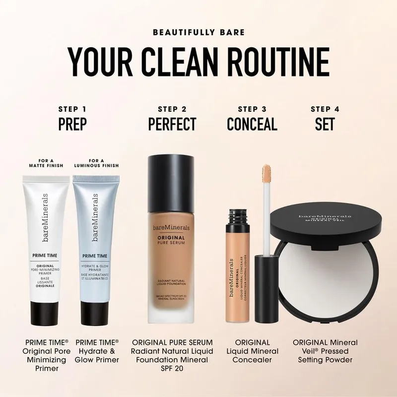 Bild 6 för bareMinerals Original Pure Serum Radiant Natural Liquid Foundation Min