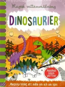 Produktfoto för Barthelson Förlag Magisk Vattenmålning Dinosaurier