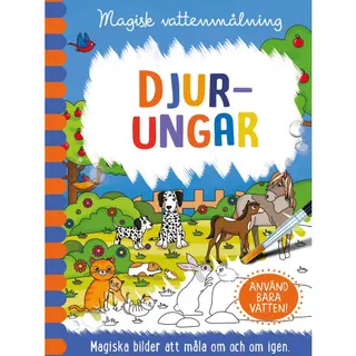 Produktfoto för Barthelson Förlag Magisk Vattmålning Djurungar