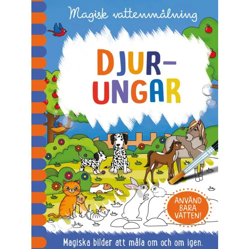 Alternativ bild 0 för Barthelson Förlag Magisk Vattmålning Djurungar