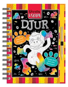 Produktfoto för Barthelson Förlag Skrapa Och Skapa Djur