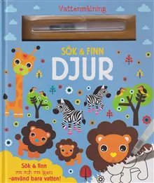 Produktfoto för Barthelson Förlag Vattenmålning Sök & Finn Finn Djur