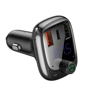 Produktfoto för Baseus Car Bluetooth MP3 Player T Shaped S-13 Black OS