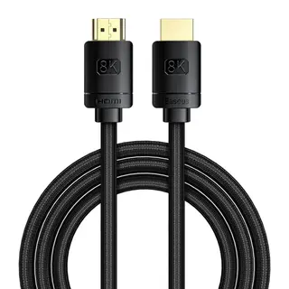 Produktfoto för Baseus High Definition Series HDMI 2.1 cable 8K 60Hz 3D HDR 48Gbps 2m (black)