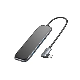 Produktfoto för Baseus Multifunktionell Hubb, 3xUSB-A 3.0, HDMI 4K, PD - Grå