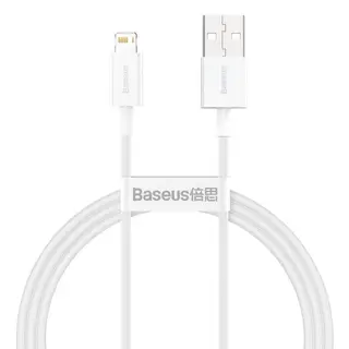 Produktfoto för Baseus Superior Series Cable USB to Lightning 2.4A 1m (white)