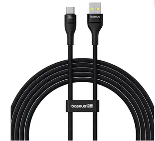 Produktfoto för Baseus USB-A till USB-C-kabel, 100W, 2m - Svart