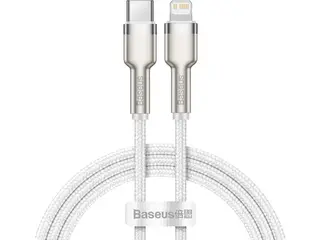 Produktfoto för Baseus USB-C cable for Lightning Cafule PD 20W 2m (white)