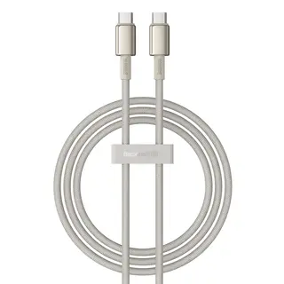Produktfoto för Baseus USB-C to USB-C Tungsten Gold cable 100W 2m (gold)