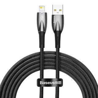Produktfoto för Baseus USB cable for Lightning Glimmer Series 2.4A 2m (Black)
