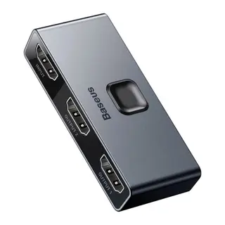 Produktfoto för Baseus - Video/ljudsplitter/switch - matris, 2-i-1 eller 1-i-2 - 2 x HDMI - skrivbordsmodell