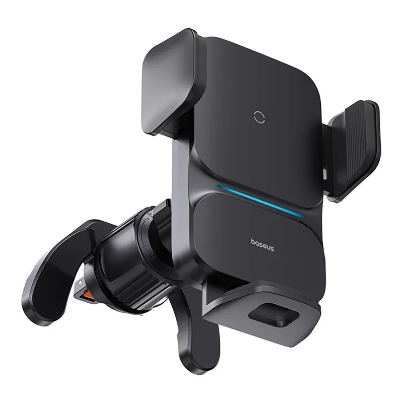 Alternativ bild 0 för Baseus Wisdom Wireless Charging Air vent Electric Car Phone Holder (black)