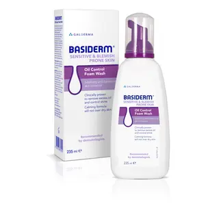 Produktfoto för Basiderm Oil Control Foam Wash 235 ml