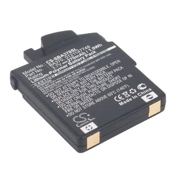 Alternativ bild 0 för Batteri 0121147748 mfl till Sennheiser, 3.7V, 270mAh