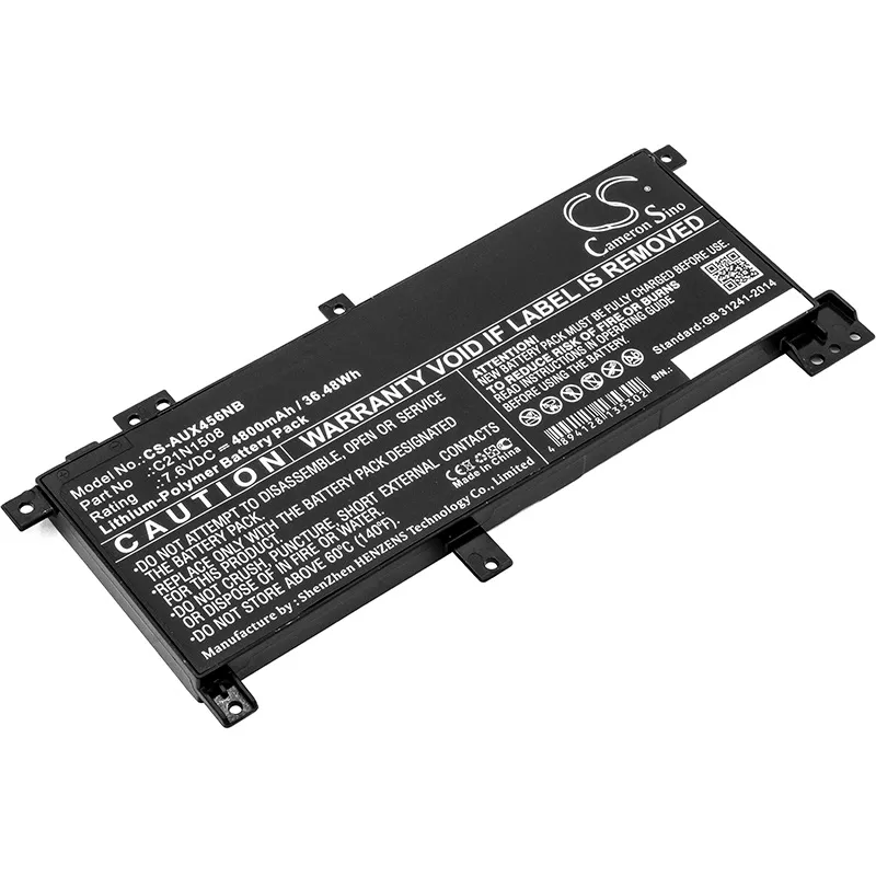 Alternativ bild 0 för Batteri 0B200-01740100, C21N1508 till Asus, 7.6V, 4800mAh