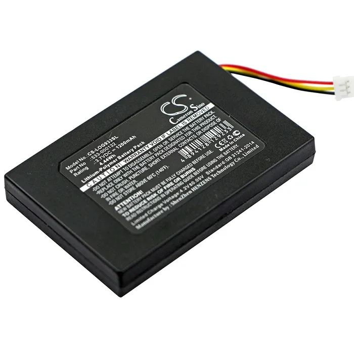 Alternativ bild 0 för Batteri 533-000132 till Logitech, 3.7V, 1200mAh
