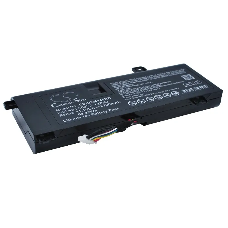 Alternativ bild 0 för Batteri 8X70T mfl till DELL, 11.1V, 6200mAh
