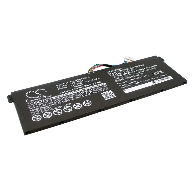 Alternativ bild 0 för Batteri AC011353 mfl till Acer, Gateway mfl, 15.2V, 3000mAh