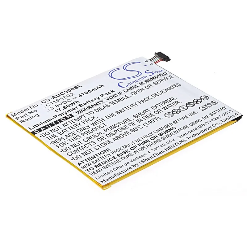 Alternativ bild 0 för Batteri C11P1502 mfl till Asus, 3.8V, 4700mAh