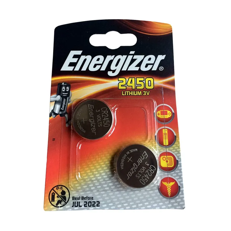 Bild 1 för Batteri Energizer Lithium CR2450, 3V, 2 st.
