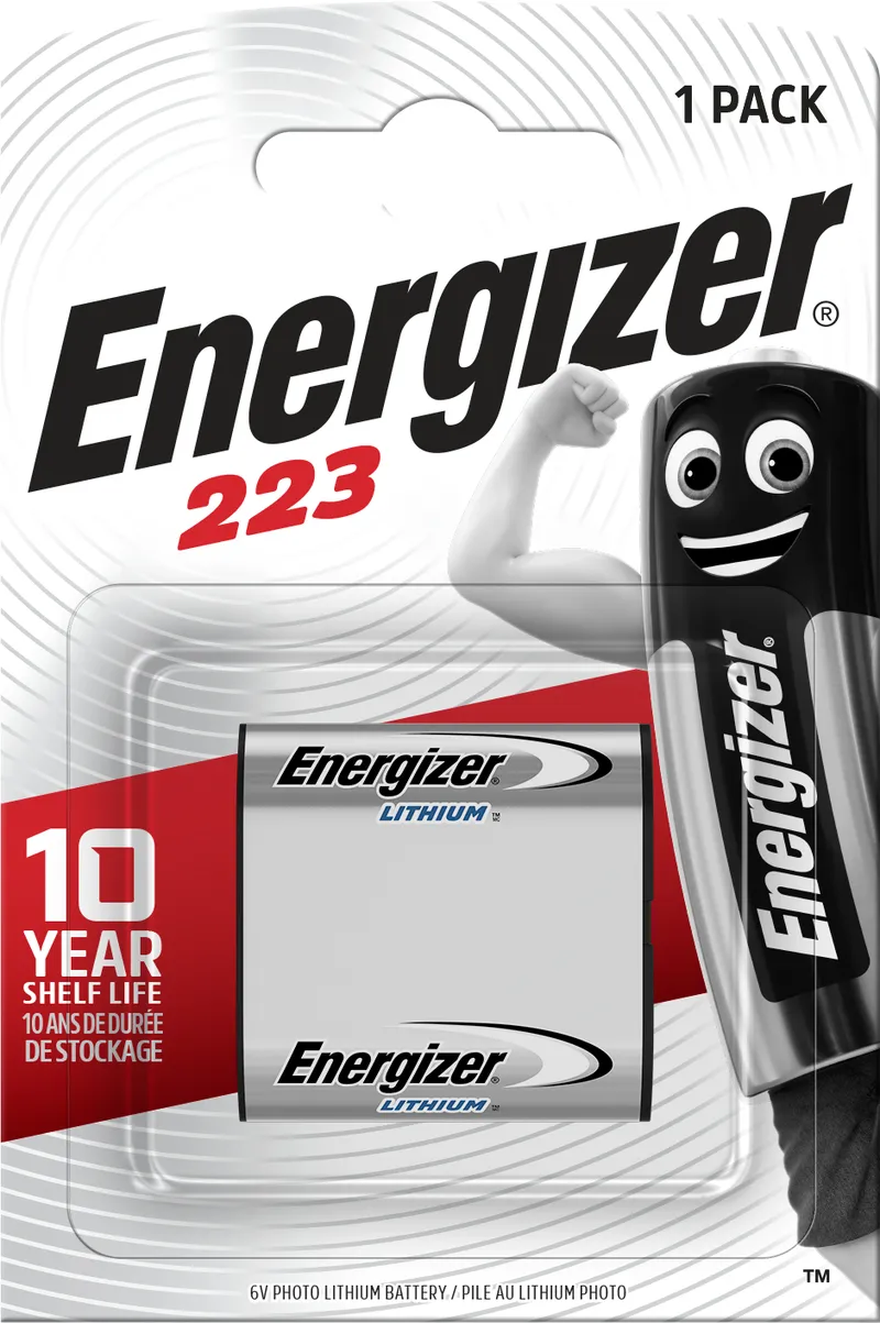 Alternativ bild 0 för Batteri Energizer Lithium CRP2 223, 6V