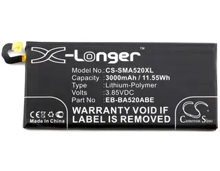 Produktfoto för Batteri för Samsung Galaxy A5 2017, 3000mAh, 3.85V