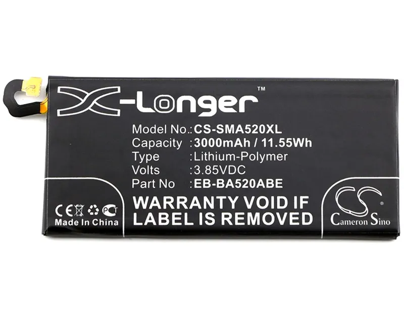 Alternativ bild 0 för Batteri för Samsung Galaxy A5 2017, 3000mAh, 3.85V
