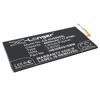 Produktfoto för Batteri HB3080G1EBC mfl till Huawei, 3.8V, 4650mAh