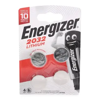 Produktfoto för BATTERI LITHIUM CR2032 3V 4ST ENERGIZER | Beijerbygg Byggmaterial
