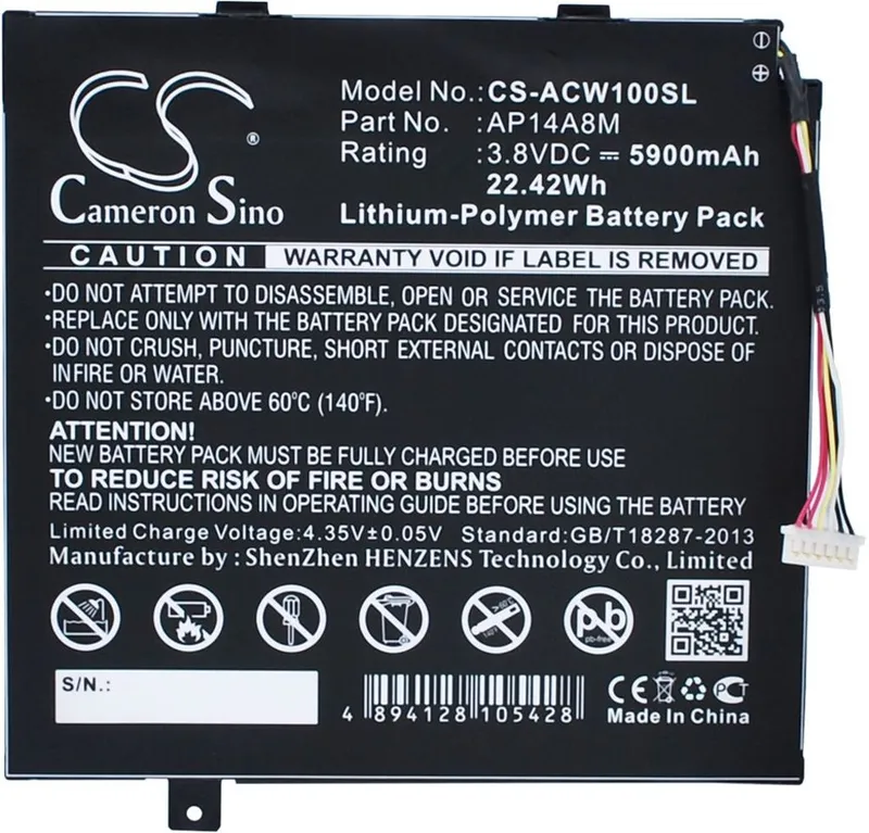 Alternativ bild 0 för Batteri till Acer A3-A20FHD mfl