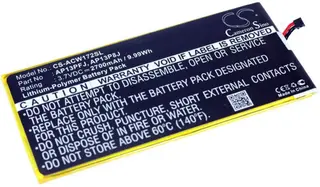 Produktfoto för Batteri till Acer Iconia B1-720 mfl