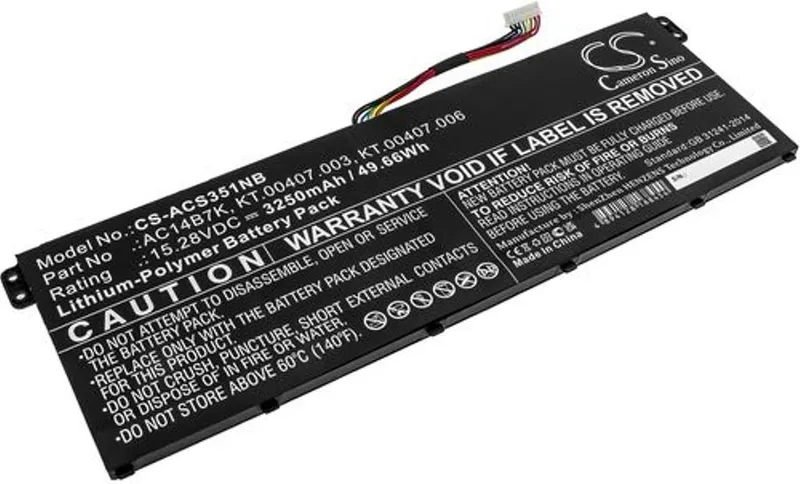 Alternativ bild 0 för Batteri till Acer Spin 5 SP515-51GN-84KQ mfl
