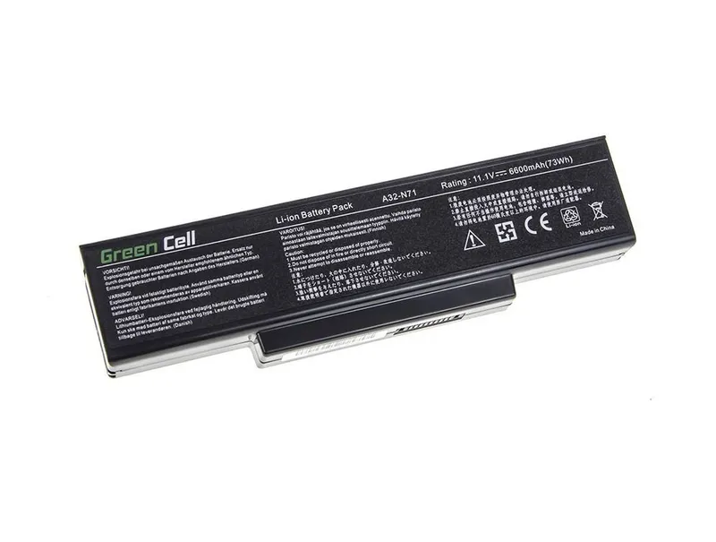 Alternativ bild 0 för Batteri till Asus A32-K72, 11.1V, 6600mAh