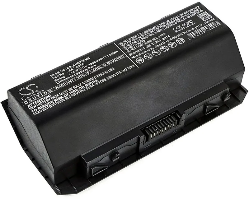 Alternativ bild 0 för Batteri till Asus G750 mfl