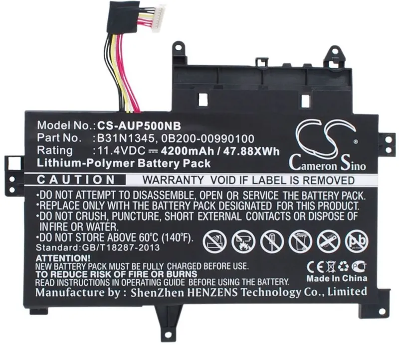 Alternativ bild 0 för Batteri till Asus Transformer Book Flip TP500LA mfl