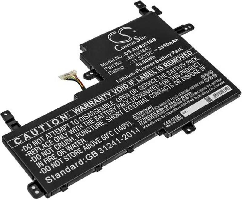 Alternativ bild 0 för Batteri till Asus VivoBook S15 S531FA-EJ003T mfl