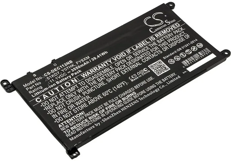 Alternativ bild 0 för Batteri till Dell Chromebook 11 3180 mfl