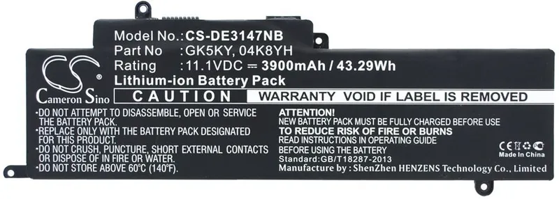 Alternativ bild 0 för Batteri till Dell Inspiron 11 3147 mfl