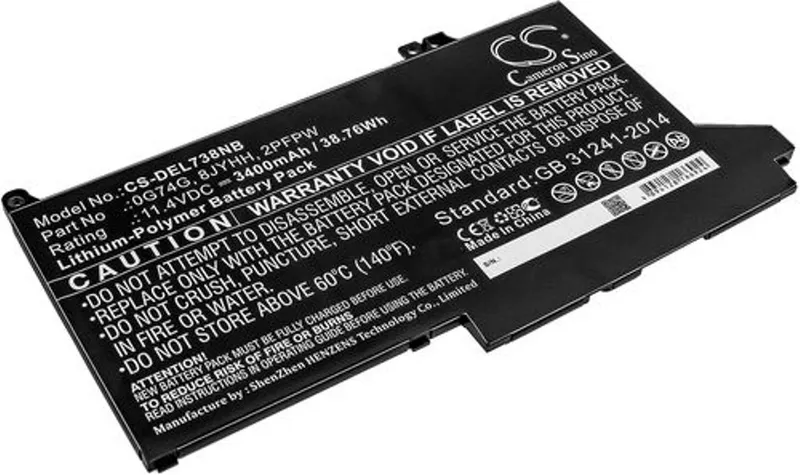 Alternativ bild 0 för Batteri till Dell Latitude 12 7280 mfl