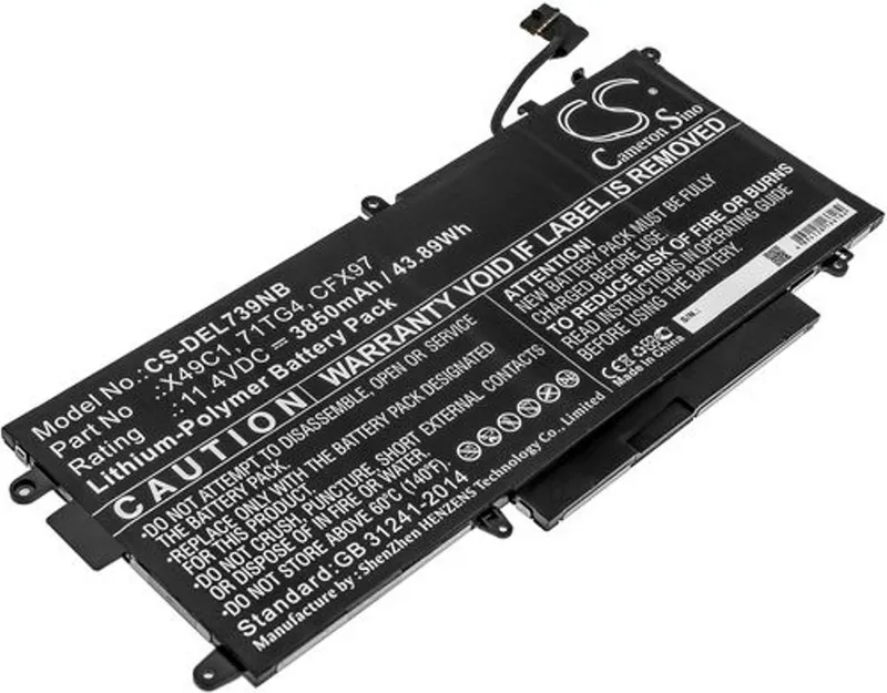 Alternativ bild 0 för Batteri till Dell Latitude 5289 2-in-1 mfl