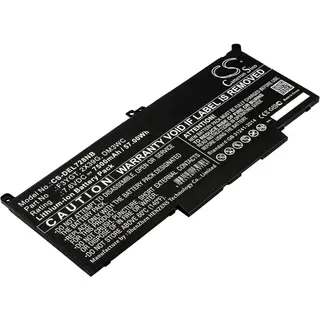 Produktfoto för Batteri till Dell Latitude 7280 etc. 5800mAh, 7.6V