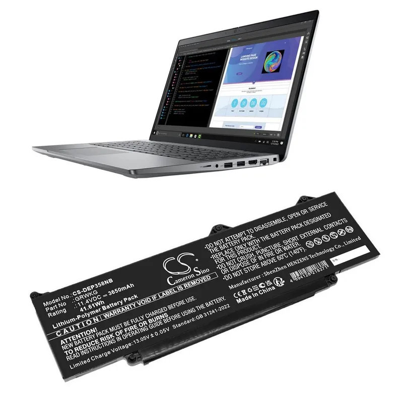 Alternativ bild 0 för Batteri till DELL Precision 15 3580 mfl